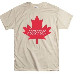 Home Canada Maple Leaf T-Shirt Canadian